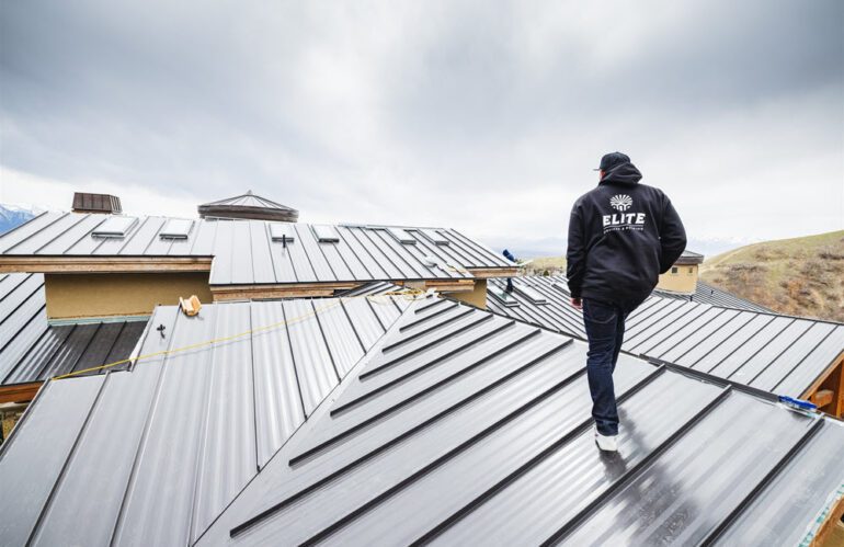 Metal Roofing in Capital Hill Utah on Residential Home | Elite Services and Roofing