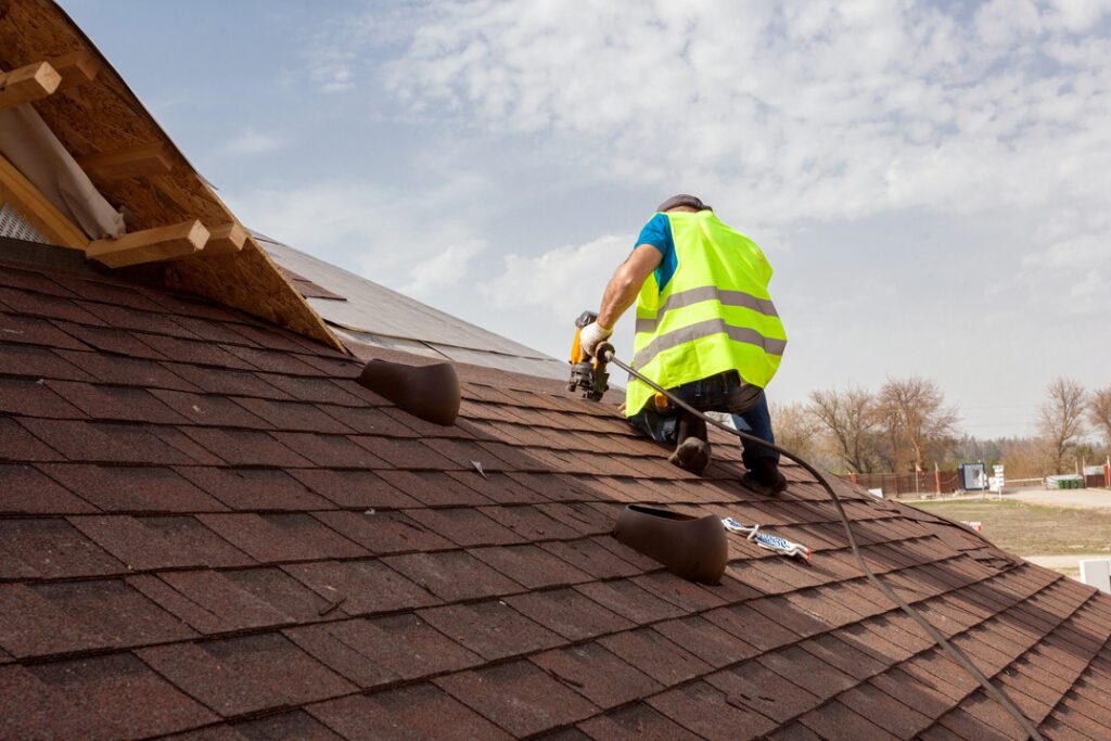 Putting tiles on a residential roof salt lake city