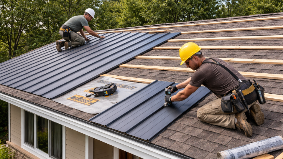 Metal Roof Over Shingles: What to Know | Elite Services & Roofing
